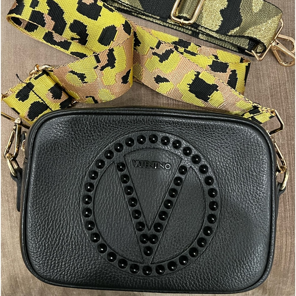 Valentino Rock Stud Purse with additional straps.